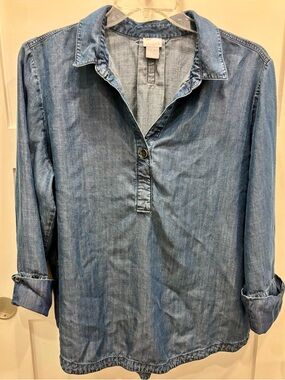 Chico's Tencel Denim Tunic
